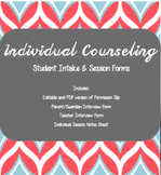 School Counselor,Individual Counseling Forms