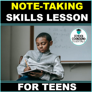 Preview of Note-Taking Skills Lesson Plan for Middle & High School - Study Skills