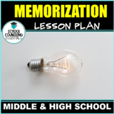 Memorization Techniques Lesson for Study Skills - School C