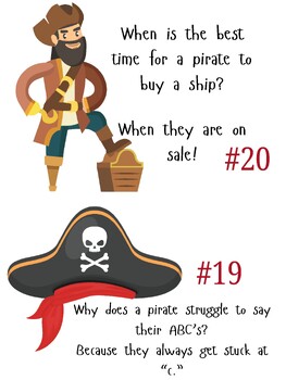 Preview of School Countdown: Pirate Jokes
