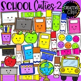 School Cuties Clipart 2 {School Supply Clipart for the Classroom}