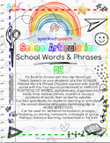 School - DZ - Word Checklist for Speech Therapy