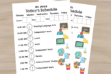 School Daily Schedule for Kids