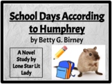 School Days According to Humphrey Novel Study (PDF Version)