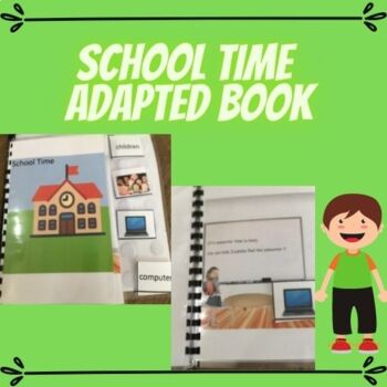 Preview of School Days Adapted Book