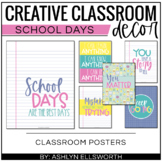 School Days Posters | Bright Pastel Decor Theme