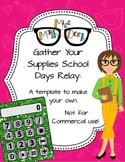 School Days Relay template - Personal Use Only!