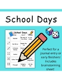 School Days- Roll- A - Story