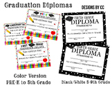 School Diploma Certificates  Pre-K Through 9th Grade Diplo