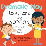 School Dramatic Play Pack | School and Teachers Pretend Play