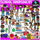 School Emergencies Clip Art Set {Educlips Clipart}