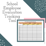 School Employee Evaluation Tracking Tool