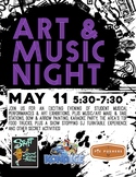 School Event Advertisement (Posters & Flyers) Art & Music 