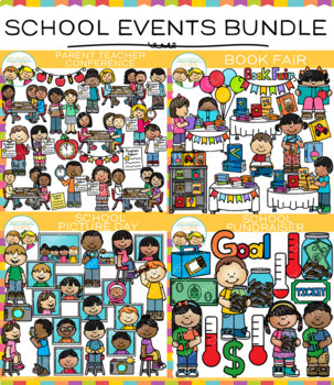 Preview of School Events Clip Art Bundle