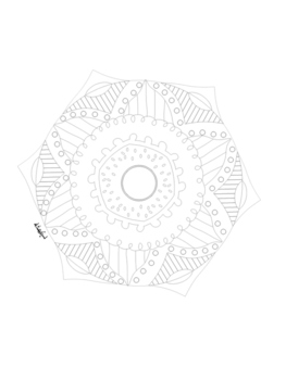 Preview of Coloring Book: School Favorites 40 Mandala Creative Designs for all ages Clipart