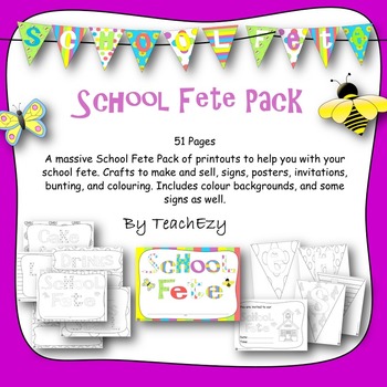 Preview of School Fete Mega Pack