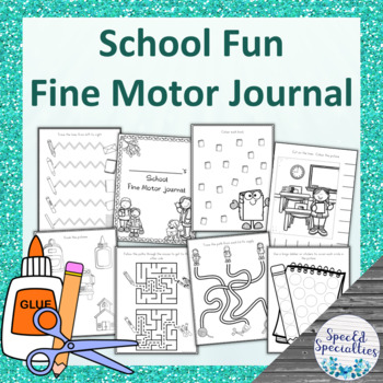 Preview of School Fine Motor Journal Worksheets