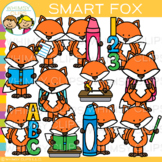 School Fox Clip Art