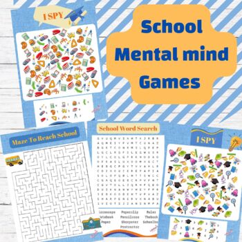 Word Search, Mind Game, Paper Games