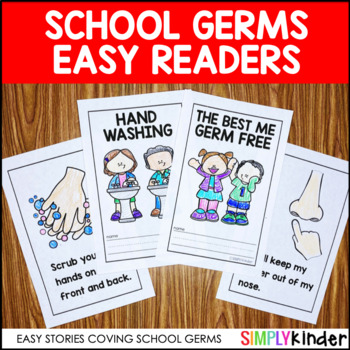 Preview of School Germs - Easy Readers