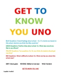 School Get To Know You UNO