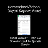 School/Homeschool Digital Report Card