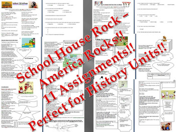 Preview of School House Rock! - America Rocks! Bundle