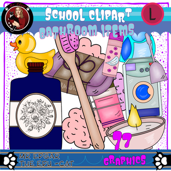 Preview of School / Language Learning Clipart - Bathroom Items