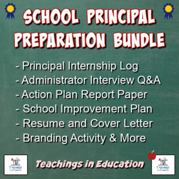 Preview of School Principal Preparation Bundle