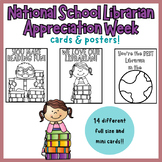 School Librarian Appreciation - Cards/Coloring Pages/Poste
