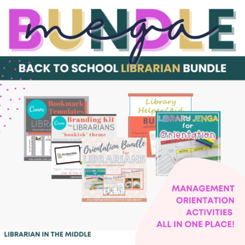 Preview of School Librarian Back to School Bundle