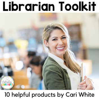 Preview of School Librarian Toolkit Bundle for Elementary Library Media Center