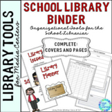 Library Planner for Schedules, Organization, Management - Librarian School Theme
