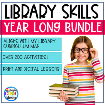 Preview of School Library Curriculum - YEARLONG MEGA BUNDLE