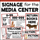 School Library Signs - Dewey Decimal Posters, Shelf Signs 