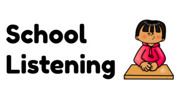 Preview of School Listening Social Story