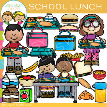 school lunch clip art by whimsy clips teachers pay teachers