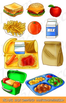 lunch clipart for kids