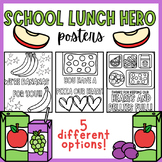School Lunch Hero Appreciation Posters - Cafeteria Worker 