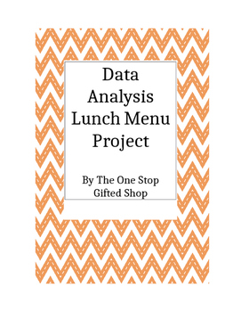 Preview of School Lunch Menu Data Analysis Project!  All included!