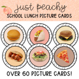 Just Peachy School Lunch Picture Cards