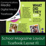 School Magazine Layout #1