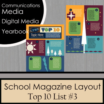 Preview of School Magazine Layout #3