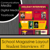 School Magazine Layout #7