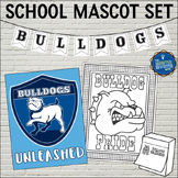 Bulldogs School Mascot Set