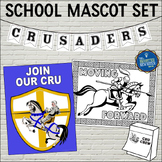 Crusaders School Mascot Set