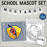 Mustangs School Mascot Set