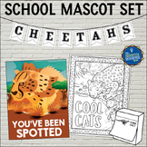 Cheetahs School Mascot Set