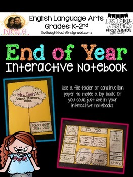 Preview of School Memories/ End of Year -Lap Book/ Interactive Notebook