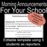 School Morning Announcements